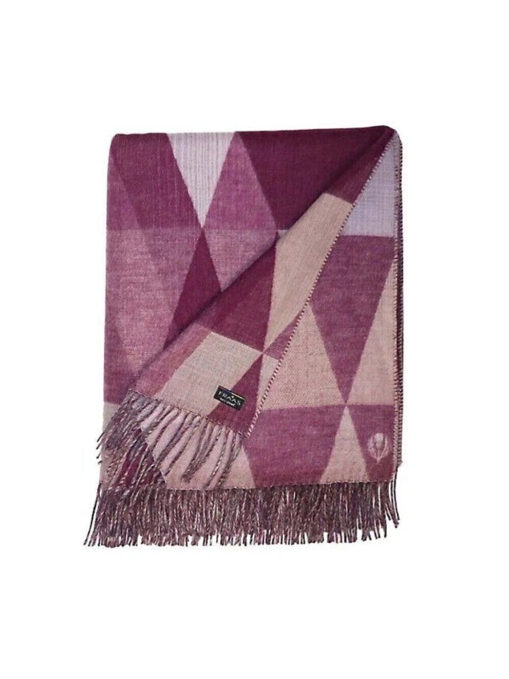 Fraas Gradient Triangle Throw in Berry Multicolor Size 60 …